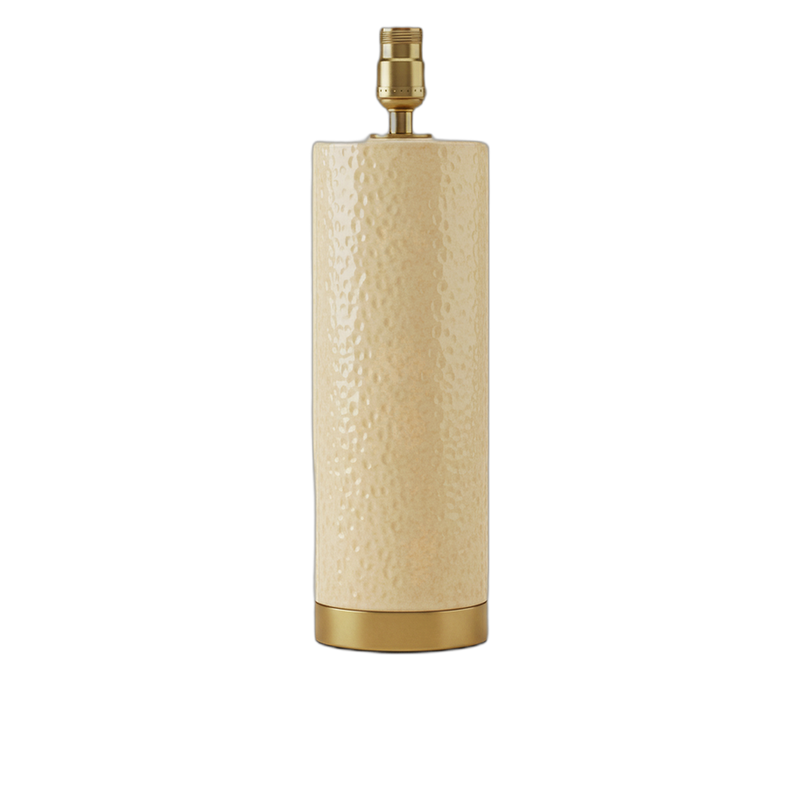 Cream Hammered Cylinder