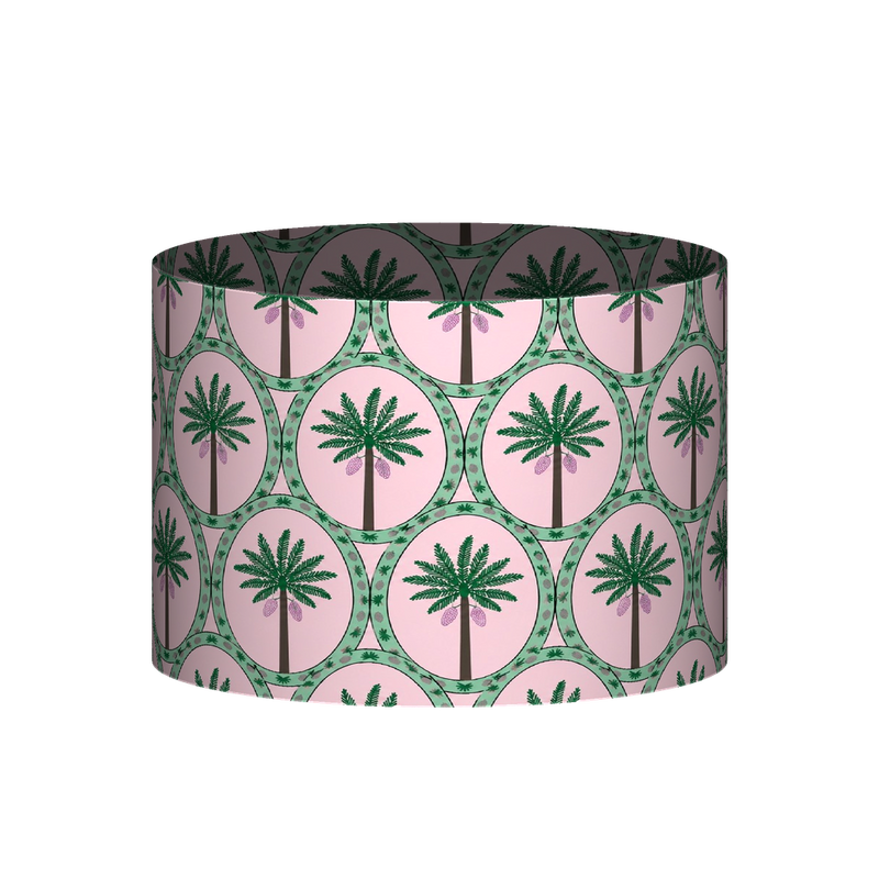 Drum Palm — Blush lamp shade