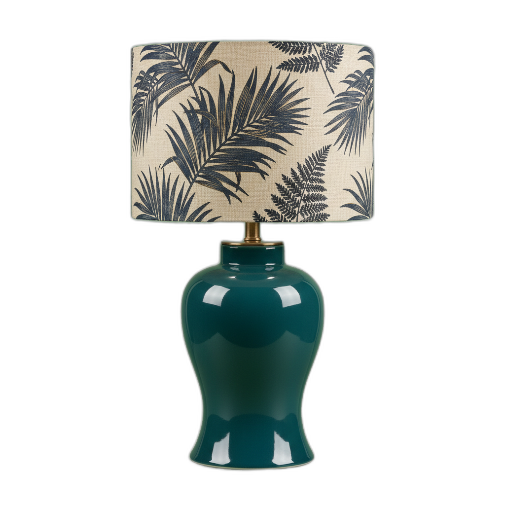 Lotus Noir table lamp